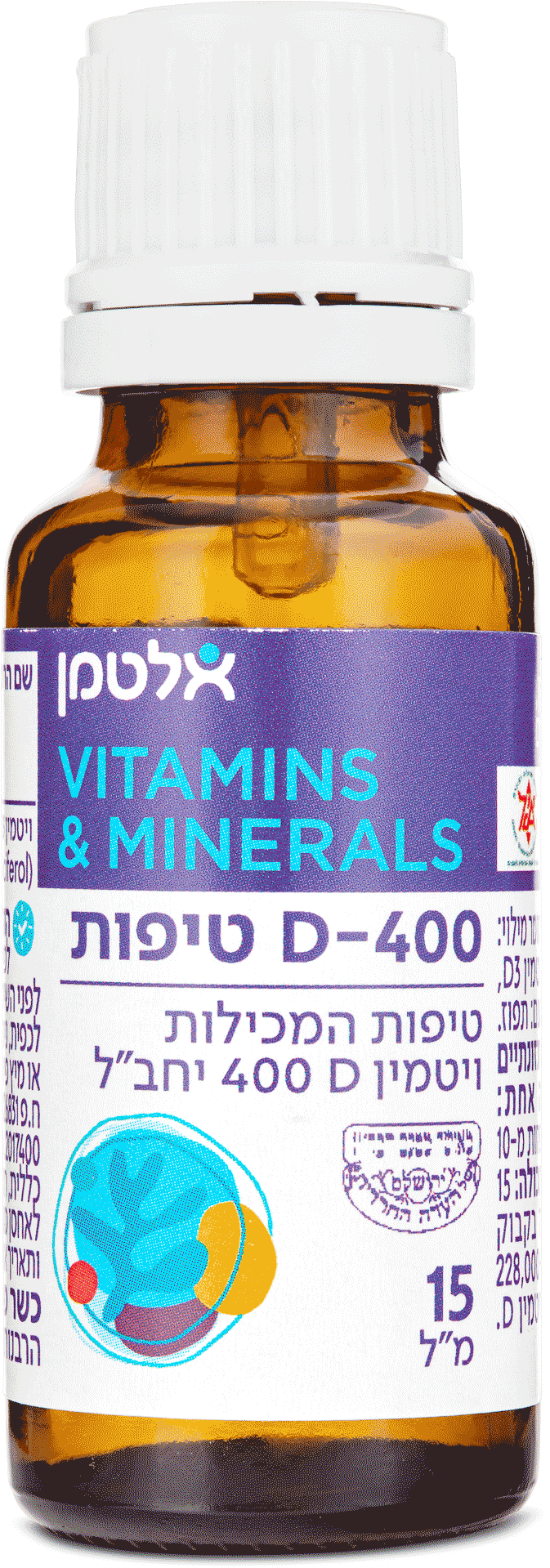 ויטמין D-400 טיפות